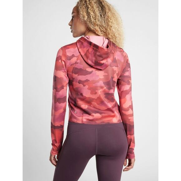 Athleta Pinnacle Hoodie in Mantra Camo Size Small - Picture 2 of 9